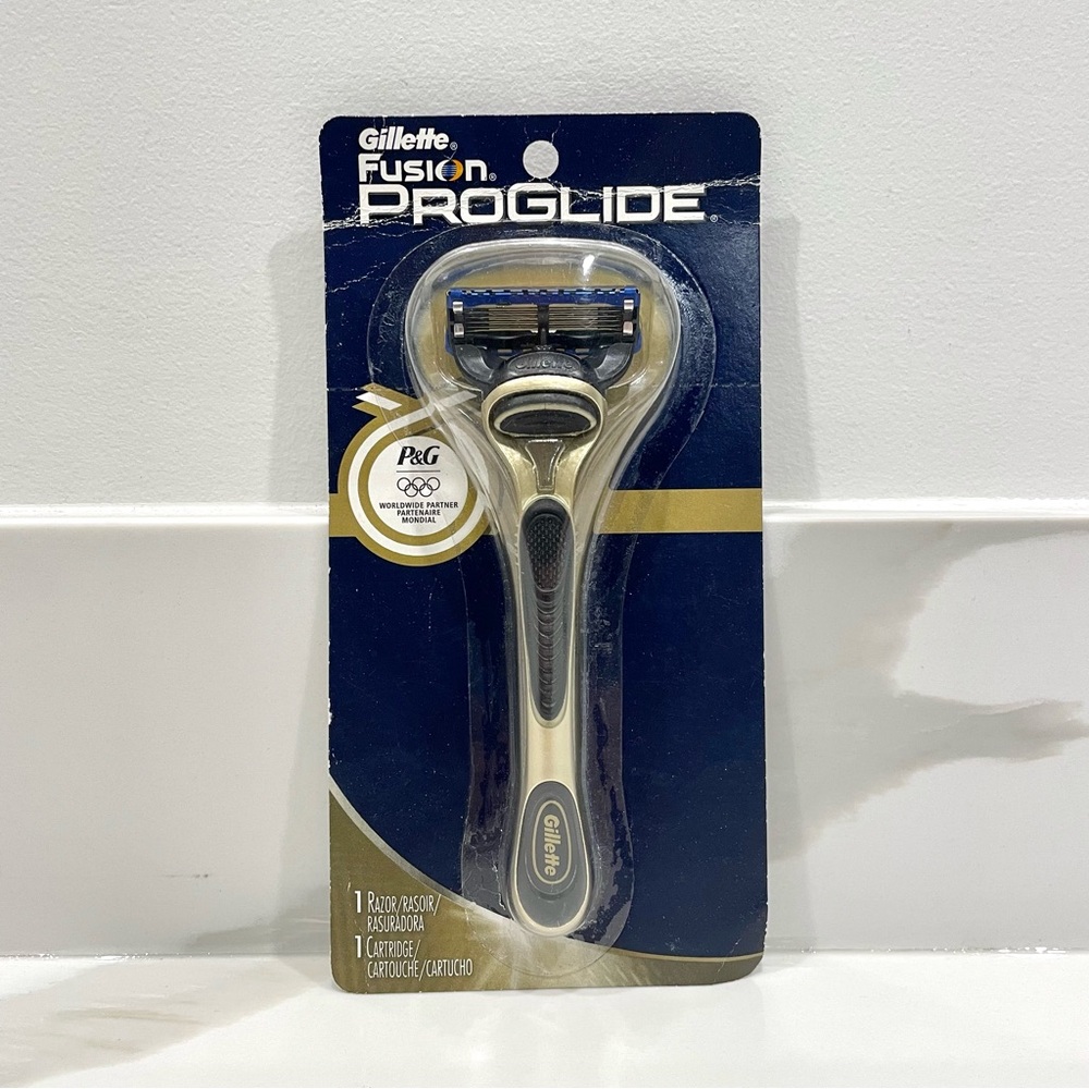 NEW Gillette Fusion Proglide Olympic Gold Limited Edition
